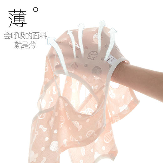 夏季薄款琵琶连体衣服男女宝宝轻薄透气背心无袖爬服开裆哈衣 商品图2