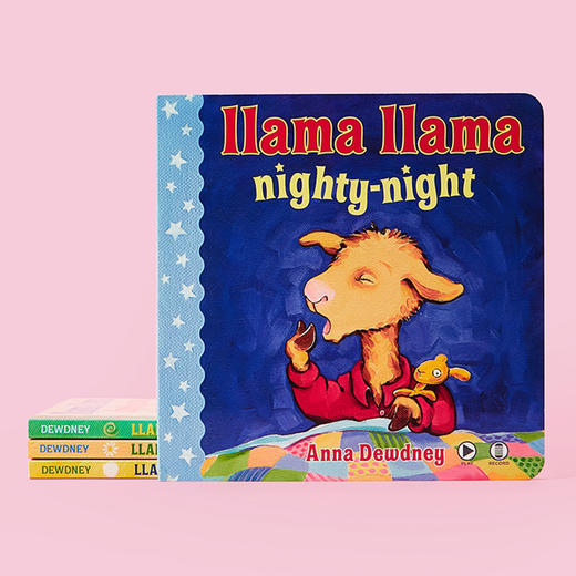 【英文原版】小彼恩点读书 羊驼拉玛 Llama Llama 4册 儿童心理行为指导 经典晚安读物 生活习惯养成毛毛虫点读笔配套书（不带笔） 商品图5