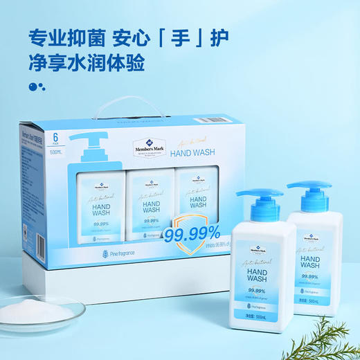 MM 山姆 Member's Mark 抑菌洗手液 500ml*6 商品图1