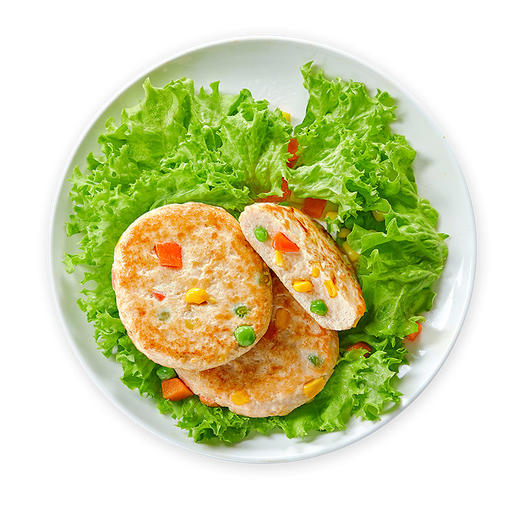 蔬菜鸡肉饼720g*2 商品图0