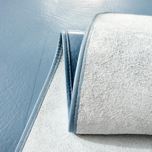 纯色头层水牛皮席（曙光灰/天使蓝）塔山 商品图5