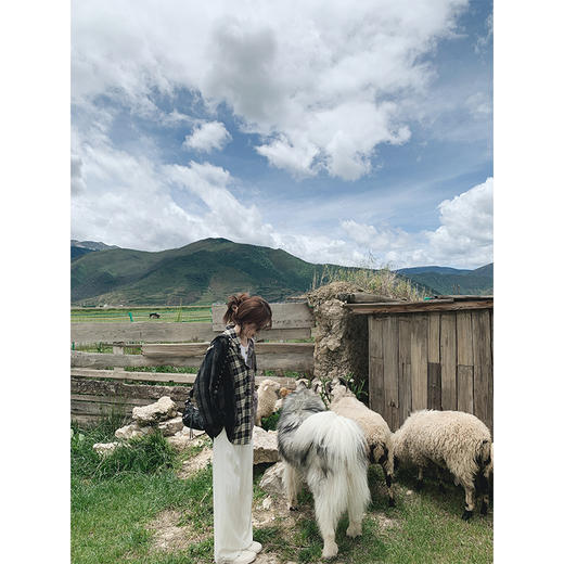 金蘑菇菇【物理防晒霜 白白天丝裤】中高腰宽松拖地裤大裤腿长裤 商品图1