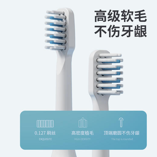 【赠3个刷头】从“齿”亮白 智能超声波电动牙刷 5档模式 快速清洁 牙齿抛光 呵护牙龈！ 商品图2