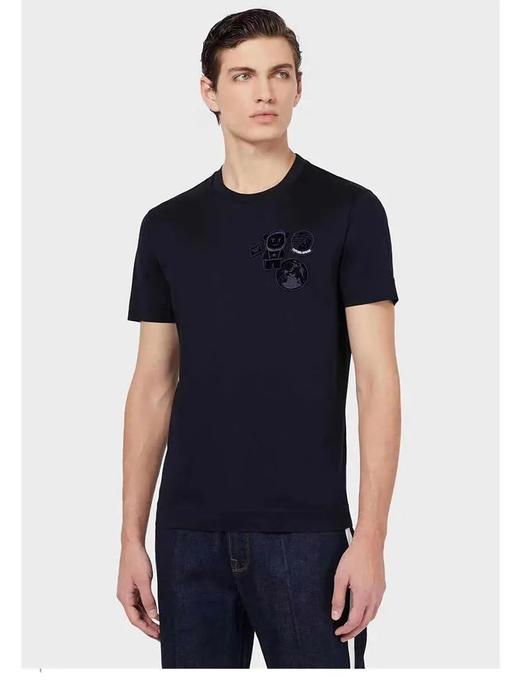 柜1500！意大利高端奢级水柔棉短袖T恤 商品图4