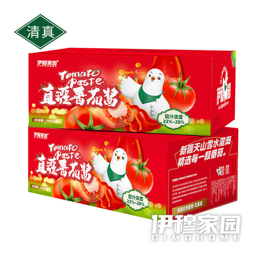 伊穆家园·优质直灌番茄酱（6罐*6斤/箱） 商品图2