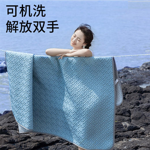 佳丽斯乳胶凉席可折叠软席子冰丝三件套夏凉垫可水洗夏季家用宿舍 商品图1