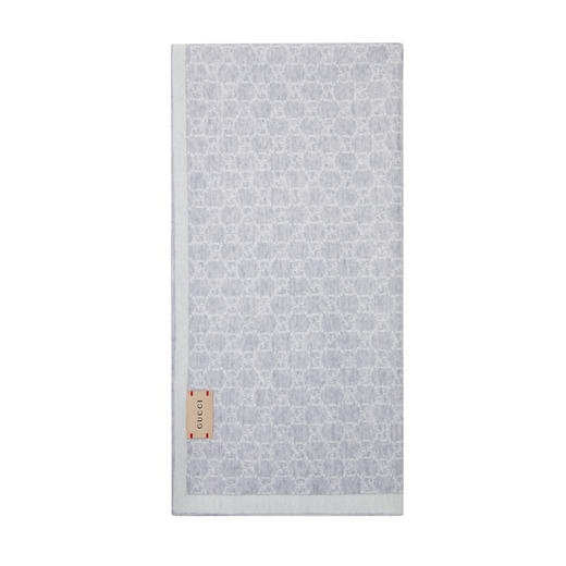 GUCCI 古驰 儿童双面GGlogo印花亲肤透气羊毛毯子四季通用 4178653K200 商品图3