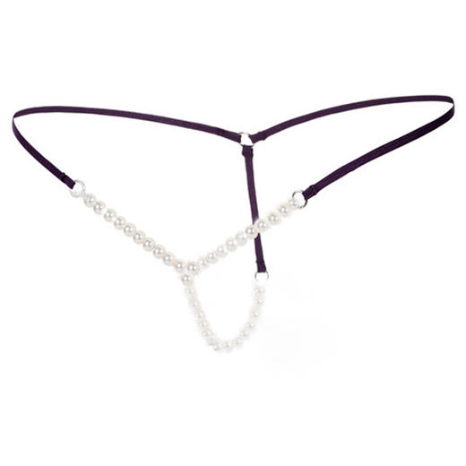 【双旦狂欢·钜惠来袭】【情趣内衣】大象性感珍珠T裤  免脱 商品图1