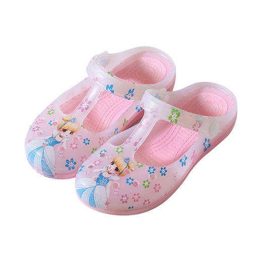 「6款可选！两穿洞洞鞋」儿童洞洞拖鞋 夏女孩小公主耐滑软底小中大女童卡通沙滩凉拖鞋 商品图4