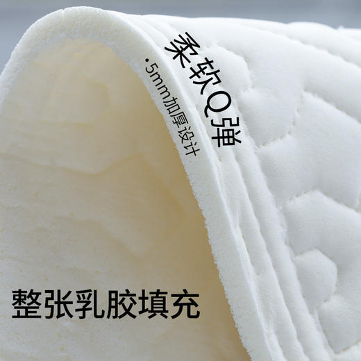 佳丽斯乳胶凉席可折叠软席子冰丝三件套夏凉垫可水洗夏季家用宿舍 商品图4