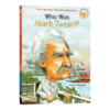 英文原版 Who Was MARK TWAIN 谁是马克吐温 知名作家系列 英文版 进口英语原版书籍 商品缩略图1