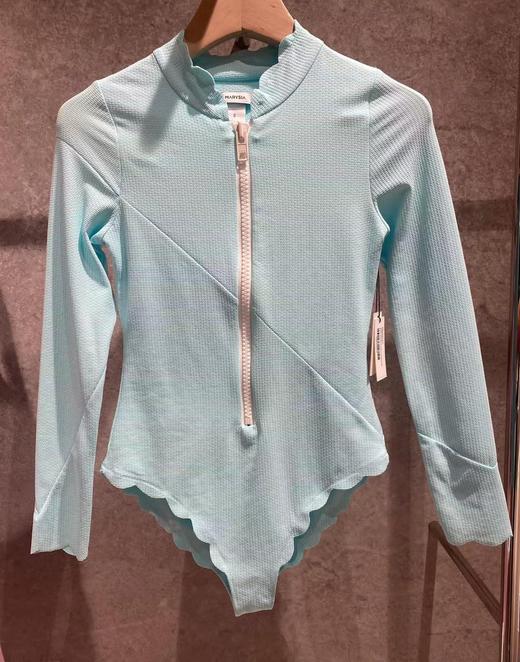 Marysia - NORTH SEA RASHGUARD-AZURE - 女装冲浪上衣 - 蔚蓝色 商品图0