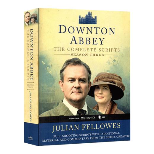 Collins柯林斯 英文原版小说 Downton Abbey Script Book Season 3 唐顿庄园第三季 英剧剧本 电影原著小说书 英文版 进口英语原版书籍 商品图1