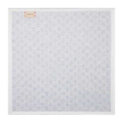 GUCCI 古驰 儿童双面GGlogo印花亲肤透气羊毛毯子四季通用 4178653K200 商品图0