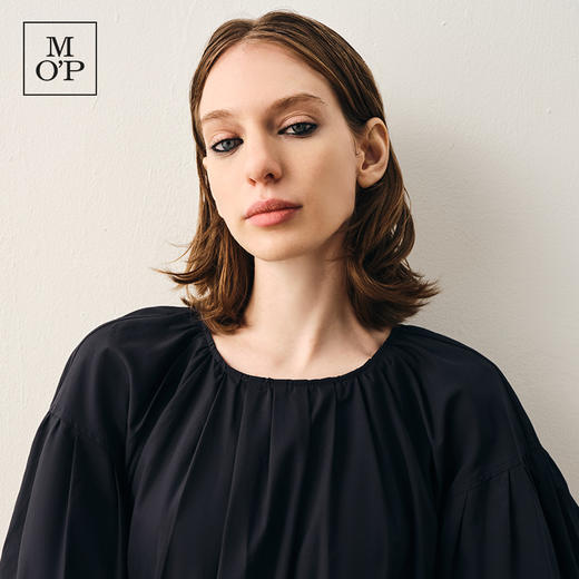 Marc O'Polo/MOP春夏兰精天丝系列灯笼袖连衣裙女士	352190A2105Q 商品图1