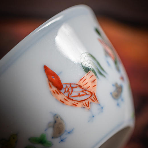 【皇窑】成化 斗彩鸡缸杯 商品图2