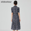 oldcolour2023夏新款度假风气质高级感长款碎花连衣裙GN21101749 商品缩略图4