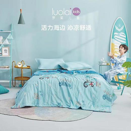 【6F】KIDS 加州冲浪水洗桑蚕丝夏被 商品图0