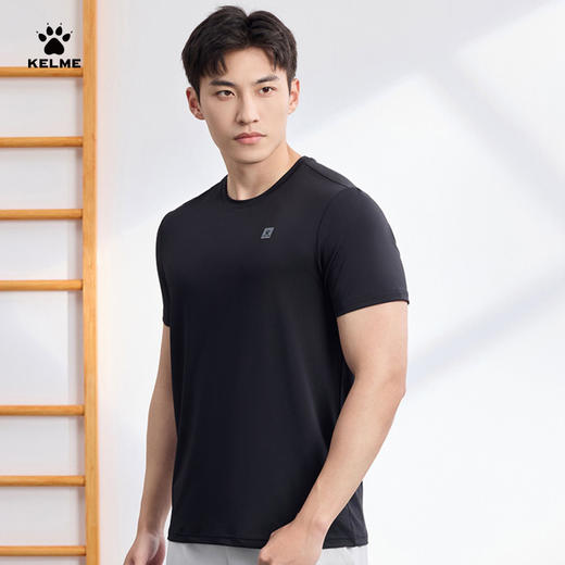 KELME卡尔美运动T恤男夏季跑步训练健身服速干圆领短袖上衣 商品图0