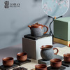 【特惠6折，仅1套，无货退款】陆宝陶瓷功夫茶具套装轻奢高档家用办公室茶器一壶六杯 泉林雅集 商品缩略图2