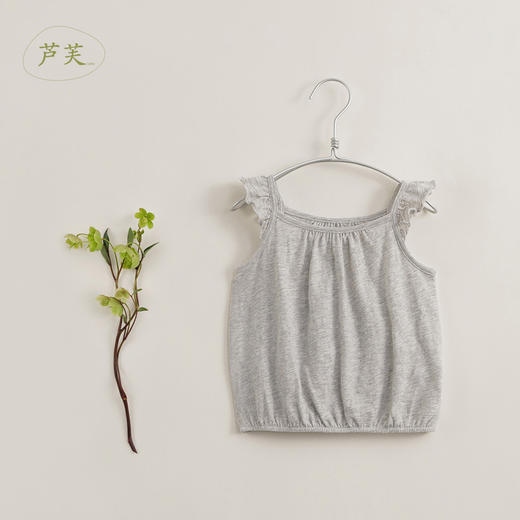 【马克珍妮 芦芙】新款夏装 女童夏日清爽针织纯棉背心230771 商品图2