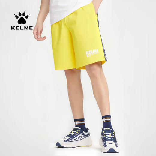 KELME卡尔美运动休闲短裤夏季新款针织男士拼接棉吸汗透气五分裤 商品图0