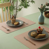 东和双面皮革防水防油餐垫免洗高级感长方形家用防烫桌垫西餐垫 商品缩略图1
