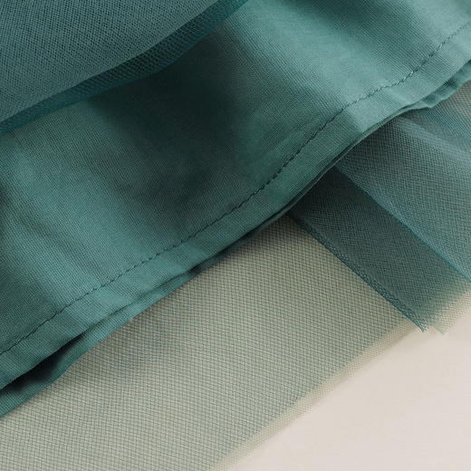 【马克珍妮 芦芙】新款夏装 女童娃娃领网纱连衣裙230776 商品图5