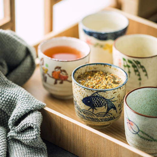 陶瓷茶杯茶碗喝茶小杯子日式功夫茶具主人杯单杯品茗杯 商品图3