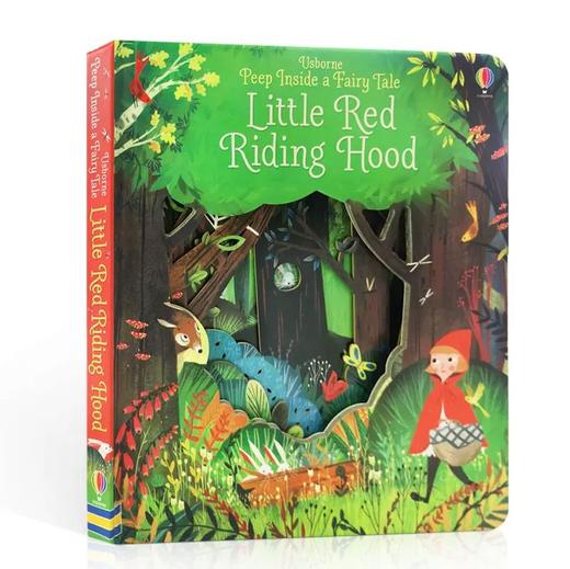 Usborne 偷偷看里面 Peep Inside a Fairy Tale Little Red Riding Hood 小红帽 商品图0