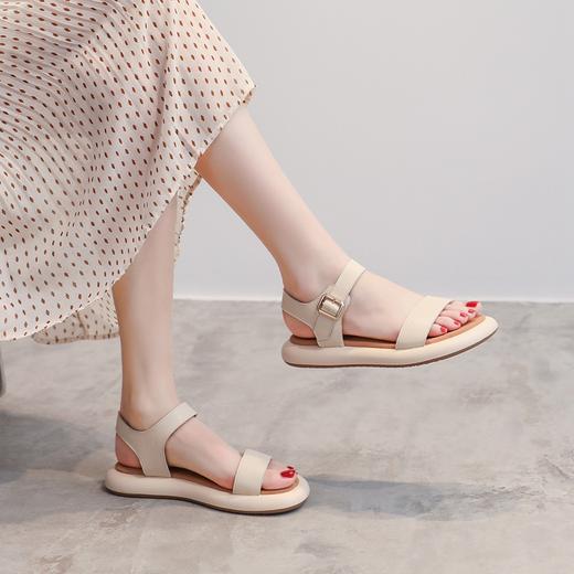 ZHR平底凉鞋女2023新款夏季女鞋轻便防滑沙滩鞋女拖鞋女外穿 商品图5