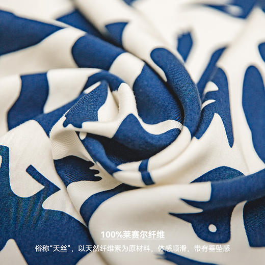 马登工装 美式复古印第安图腾花衬衫古巴领涂鸦短袖沙滩衬衣男夏 商品图3