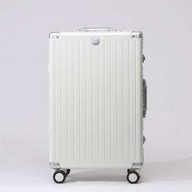 自然醒1910铝框箱20寸拉杆行李箱女大容量耐用结实小密码旅行箱男生24ZT