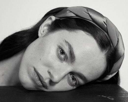 Sophie Buhai  灰褐色/黑色/深蓝色扭结发箍 商品图4