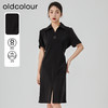 oldcolour2023夏季新款黑色气质高腰显瘦高级感连衣裙GN21101744 商品缩略图0