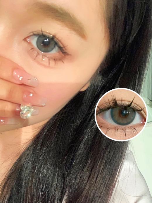 leenscolor 蝶豆花 灰蓝 14.2mm 年抛 含硅水凝胶 商品图9