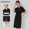 oldcolour2023夏季新款黑色气质高腰显瘦高级感连衣裙GN21101744 商品缩略图1