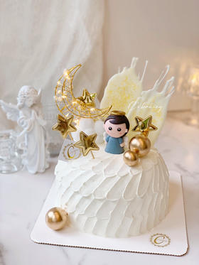 little angel小天使/月亮/云朵 忌廉蛋糕（默认自提，收费配送请联系客服）