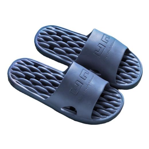 【凹凸漏水设计！居家浴室拖鞋】浴室拖鞋居家洗澡，沥水速干凉拖鞋，漏水凹凸按摩橡塑情侣拖鞋女 商品图4