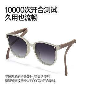 2023新款焦下折叠墨镜女夏防紫外线太阳眼镜gm大脸显瘦