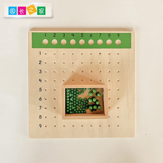 蒙氏数学教具幼儿园蒙台梭利蒙特梭利儿童早教益智玩具乘除法板 商品图1