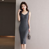 修身背心裙子法式气质吊带针织连衣裙CC-16-6692 商品缩略图3