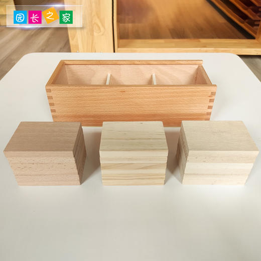 蒙氏教具专业版 蒙台梭利蒙特梭利教具 儿童益智早教玩具 重量板 商品图1