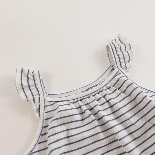 【马克珍妮 芦芙】新款夏装 女童夏日清爽针织纯棉背心230771 商品图4