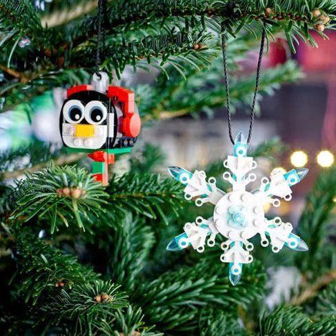 H乐高40572企鹅和雪花圣诞节主题套装拼装积木 商品图3