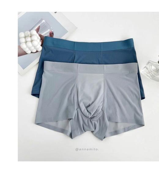 老米优品/3-5天！男士bi备夏日定制款，3条装《超薄网眼冰丝桑蚕丝底档超薄无痕内裤N86024》chao轻薄，chao透气，穿上瘾的宝藏款！NK230419A 商品图3