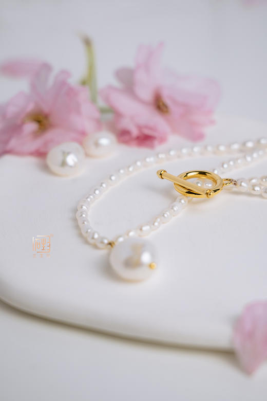 高品质巴洛克珍珠米珠项链 商品图1