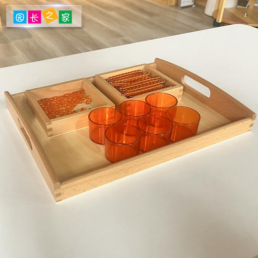 蒙氏数学教具银行游戏蒙特梭利金色串珠十进位幼儿园蒙台早教玩具 商品图1