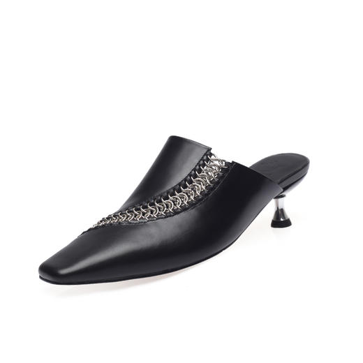 简约百搭，真皮高跟凉拖SS-1508 商品图12