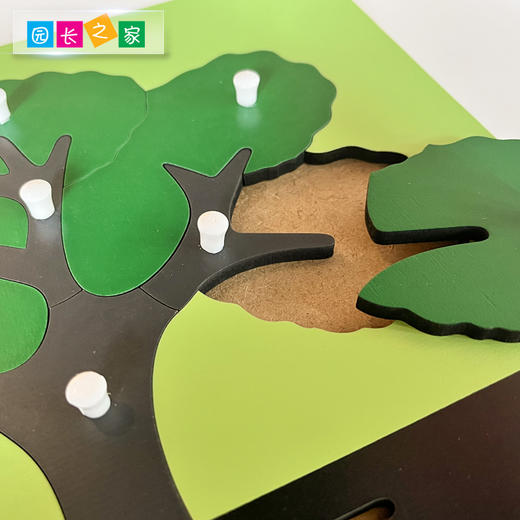 蒙氏早教教具动植物嵌板1-3-6岁儿童拼图玩具手抓板木质形状拼板 商品图2